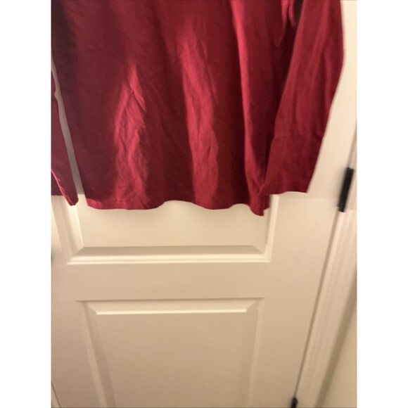 Red Oak Sportswear Girls OU Oklahoma University Long Sleeve T-Shirt 14/16 Maroon - Picture 8 of 10